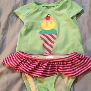 Girls two piece swimsuit